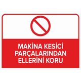 Mıgnatıs - Makine Kesici Parçalarından Ellerini Koru Levhası - Sac Malzeme 25 x 35 cm