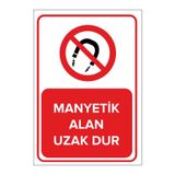 Mıgnatıs Manyetik Alan Uzak Dur Levhası - Sac Malzeme 50X70 Cm