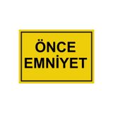 Mıgnatıs Önce Emniyet Levhası - Sac Malzeme 35X50Cm