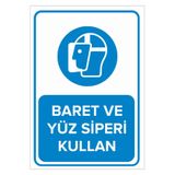 Mıgnatıs Sac Malzeme Baret Ve Yüz Siperini Kullan Levhası 50X70 Cm