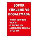 Mıgnatıs Şöfer Yükleme Ve Boşaltmada Sac Levha 25X35 Cm