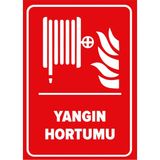Mıgnatıs - Yangın Hortumu Levhası - Sac Malzeme 50 x 70 cm