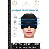 #Migrenmaskesi Jel Terapi Bandı Rahatlatıcı Etki Baş Ağrısı Giderici Migren Soğuk-Sıcak Kompres Maske