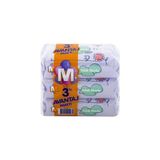 Migros 3 x 72 Yapraklı Islak Havlu 5 Adet Bebekler İçin Uygun Dermatolojik Test Edilmiş