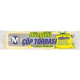 Migros Çöp Torbası Büzgülü Büyük Boy Limon Kokulu 15'Li (8'Li Paket)