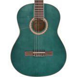 Miguel Angela Ma1-Bl Klasik Gitar - Mavi (Başlangıç - Eğitim Serisi) | Mat Mavi Renk Varyantı, Ergonomik Sap Profili, Dengeli Öğrenci Gitarı | Uyum: 4/4 (Tam Boy) Standart