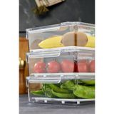 MİHEL Gloss AirControl Large 3’lü Süzgeçli Havalandırmalı Kapaklı Buzdolabı & Dolap İçi Düzenleyici 3,25Lt