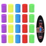 MIHEY Tornado in A Bottle, 20 Adet Plastik Tornado Şişe Konektörü Vortex Konektör Siklon Tüp, Bilimsel Deney için, 5 Renk
