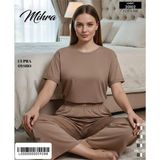 Mihra 20102 Kadın Oysho Kısa Kol Pijama Takımı - -