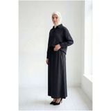 MİHRA STORE Aysima Tesettür Etekli Takım-MA2145 Siyah