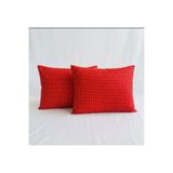 mihriban Kapaklı Model Kırmızı Puantiye Desenli Bebek Yastık Kılıfı 35x45 cm ( 2 Adet )