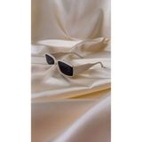 Mihrishine Retro Kadın Güneş Gözlüğü - Beyaz