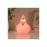 Mihristore Sevimli Gece Lambası Şarj Edilebilir Patrick Star Gece Lambası Dokunmatik Silikon Led Çocuk Odası Lamba