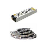 MiiMTicaret Beyaz 3 Cip 5050 Iç Mekan Şerit LED 15 M + 16.5 Ah 12 Volt Trafo Dahil Ikili Set Beyaz Işık