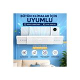 MIIQ2 Klima Rüzgar Yönlendirici Aparat Ayarlanabilir 56-95 cm Universal Klima Deflektörü Montajsız