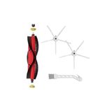 Mija Roborock S5 Max Uyumlu 4 Parça Yedek Filtre Fırça Seti Beyaz, kırmızı 701044S5B