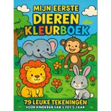 Mijn Eerste Dieren Kleurboek: 79 Leuke Tekeningen voor Kinderen van 3 tot 5 Jaar