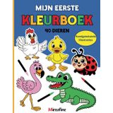Mijn Eerste Kleurboek: 40 Dieren | Kleur en leer talen