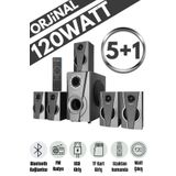 Mikado 120w 5 1 Ses Sistemi Bluetooth Speaker 120w Usb Sd Fm Destekli Multimedia Hoparlör