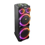 Mikado MD-104KP 200W 12V 14000mAh Bataryalı Siyah 1 UHF UV Mikrofonlu USB/BT/TF/TWS/AUX RGB 220V Kablolu Toplantı Anfisi