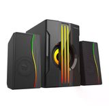 Mikado Md-254 2+1 25W(5W-2+15W) Usb+Sd+Fm Bluetooth Destekli Rgb Ses Sistemi (Kdo)
