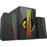 Mikado MD-254 2+1 25W(5W*2+15W) Usb+Sd+Fm Bluetooth Destekli Rgb Ses Sistemi - Genel