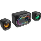 Mikado MD-511 5W+3W×2 USB Rgb Ledli 2+1 Gaming Speaker Hoparlör Pc Bilgisayar Hoparlörü Ses Sistemi - Renkli