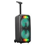 Mikado MD-801KP 3.7V2400mah 30W Bluetooth-USB-TF-FM-Led Işıklı Kablolusuz Mikrofonlu Toplantı Anfisi