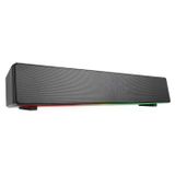 Mikado MD-SBT27 Siyah 10W 2400mAh şARJLI Bluetooth,RGB Aydınlatma,Alarm, sAAT Clock, TF Card Uyumlu Type-C Girişli, USB Bellek Destekli Şarjlı Taşınablir Özellikli Soundbar Speaker