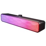 Mikado MD-SBT31 Siyah 5Wx2 1200mAh BT RGB TF Card Type-C USB Soundbar Speaker