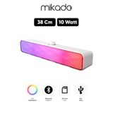 Mikado SBT31 10WATT 1200MAH Rgb Bluetooth 5.3 Soundbar Speaker | Type-C, Tf Card, Usb, Aux Hoparlör Beyaz