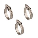 Mikalor 3 Adet W2 Hortum Kelepçesi 20-32 Mm 430 Klt.Paslanmaz
