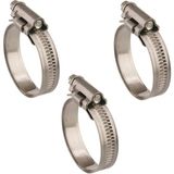 Mikalor 3 Adet W2 Hortum Kelepçesi 25-40 Mm 430 Klt. Paslanmaz