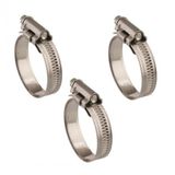 Mikalor 3 Adet W4 Hortum Kelepçesi 25-40 Mm 304 Klt. Paslanmaz