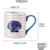 Mikasa Fine China 280ML Düz Taraflı Kupa Deniz Kabuğu