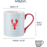 Mikasa Fine China 280ML Düz Taraflı Kupa Istakoz