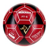 Mikasa FT5 Goal Master Futbol Topu, Siyah/Kırmızı, Beden 5