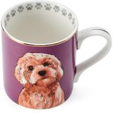 Mikasa MKCANCPOO Fine China 280ml Düz Taraflı Kupa Cockapoo
