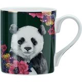 Mikasa Mkwıldmugpan Wild At Heart Fine China 280ml Kupa Panda - Renkli