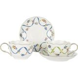 Mikasa Moor 2 Kişilik Porselen Romantic Charm Çay Fincan Takımı - Renkli