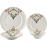 Mikasa Moor 24 Parça 6 Kişilik Aura Glasswork Yemek Takımı