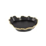 Mikasa Moor 26 x 24 x 5 cm Porselen Siyah Servis