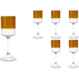 Mikasa Moor Amber 6'lı Kırmızı Şarap Kadehi 365ml - Renkli