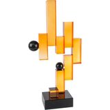 Mikasa Moor Amber Siyah Cam Dekoratif Obje - Standart
