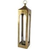 Mikasa Moor Antik Gold 20x20x93cm Camlı Fener