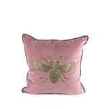 Mikasa Moor Arı Detaylı Yastık Kırlent 55x55 Cm - Pembe