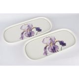 Mikasa Moor Art Of Botanica Lila 2li Oval Tabak 35X15CM - 0 - 3 lt