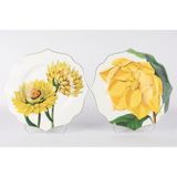 Mikasa Moor Art Of Botanica Sarı 2li Tatlı Tabağı 21CM - 21 cm
