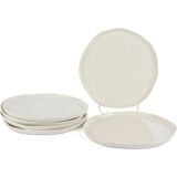 Mikasa Moor Beyaz 6lı Pasta Tabağı 20CM - 20 cm