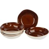 Mikasa Moor Beyaz Karamel 6lı Kase 18CM